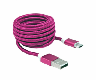 Sbox USB->Micro USB M/M 1.5m USB-10315P pitaya pink