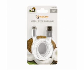 Sbox USB-TYPEC-15W USB->Type CM/M 1.5m Coconut White