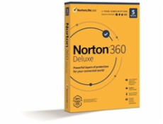 NORTON 360 DELUXE 50GB CZ 1uživatel pro 5 zařízení na 1rok_CZ box