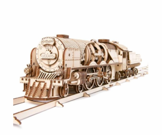 Hračka Ugears 3D dřevěné mechanické puzzle V-Express parn...