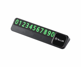 Tellur Basic Temporary car parking telefón number card pl...