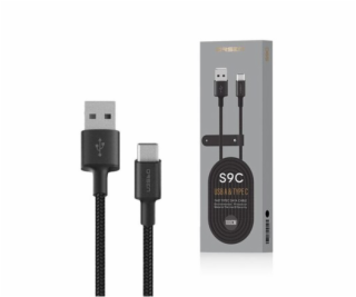 Orsen S9C USB A a Type C 2.1A 1m black