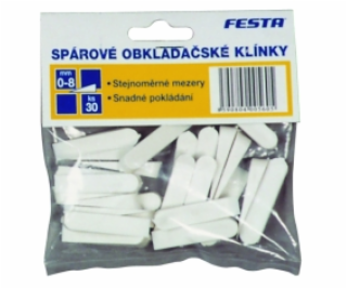 Klínky obkladové 0-8 mm/30 ks plast