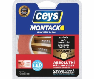 Páska montážna 10mx8mm Ceys Montack LED