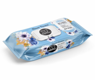 Utěrky vlhčené Papilion Flowers Blue 64 ks