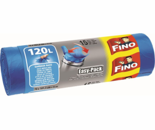 Vrece na odpadky 120 l/15 ks FINO easy-pack