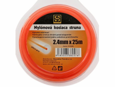 Struna do kosačky 2,4 mm/25 m DualCut kruh