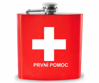 Likérka / ploskačka nerez 170 ml "PRVÁ POMOC"