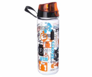 Fľaša 750 ml s uzáverom Fitness plast