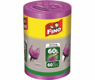 Pytel na odpadky s uchy 60 l/60 ks Color Fino