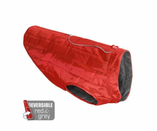 Kurgo Loft Nepromokavá bunda pro psy Chili Red/Charcoal L