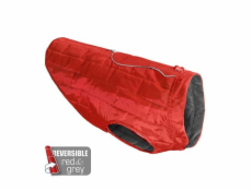 Kurgo Loft Nepromokavá bunda pro psy Chili Red/Charcoal XS