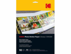 Kodak Photo Sticker Paper Gloss 120gsm A4x10 (3510645)