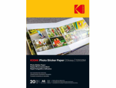 Kodak Photo Sticker Paper Gloss 120gsm A6x20 (3510652)