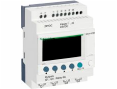 Schneider Programovateľné relé 24V DC 6 vstupov, 4 výstupy Zelio Logic (SR2A101BD)