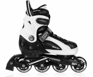 Spokey ORI Kolečkové brusle, černo-bílé, ABEC9 Carbon, ve...