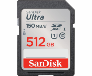 Paměťová karta Sandisk Ultra 512 GB SDXC Memory Card 150 ...