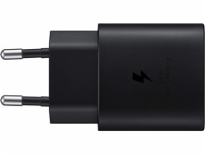 USB-C STĚNOVÁ NABÍJEČKA ČERNÁ PRO SAMSUNG EP-TA800EBE 3A SUPER RYCHLÉ NABÍJENÍ 3000 mA RYCHLÝ SLOT TYPU C