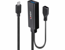 USB 3.2 Gen 1 Aktivverlängerungskabel, USB-C Stecker > USB-A Buchse