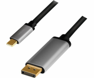 Kabel USB-C do DP, 4K 60Hz aluminiowy 1.8m 