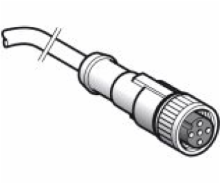 Elektrický kabel Schneider s ženským konektorem M12 4 bor...