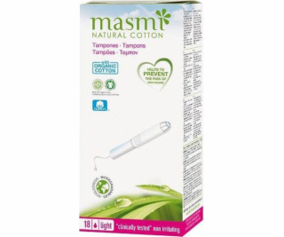 Masmi Tampóny z organickej bavlny Super 18 ks