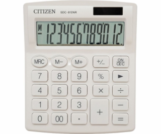 Kalkulačka občanského občana SDC812nrwhe Calculator, Whit...