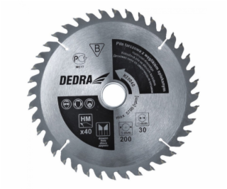 DEDRA Piła Disc 350x30mm 60Z. se slinovaným uhlíkem - H35060