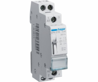 Hager Polo Impule Rexer 16A 24V AC 12V DC 1Z 1R (EPN518)