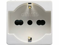 Gewiss Gniazdo 2P+E standard włoski/niemiecki 16A 250V białe (GW20246)