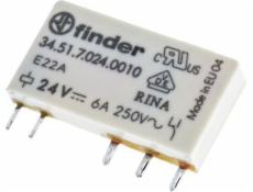 Miniaturní relé Finder 1P 6A 24V DC (34,51.7.024.0010)