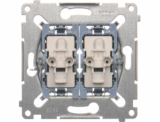 Contact-Simon Cross Connector Simon 54 Double 10AX 250V Mechanismus (SW7/2XM)