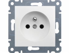 Hager Polo Single Socket Lumina2 Z/U 16A WHITE - WL1020