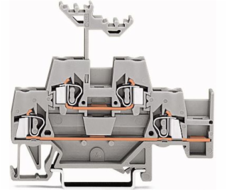 WAGO 2-SOREY 2,5 mm2 šedá železnice (280-520)