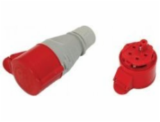 Tarel Opravená izolační zásuvka 16A 400V 4P IP44 Thread Clamps 124 (EX-TNG-124)