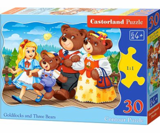 Castorland Puzzle Goldilocks a tři medvědi 30 prvků