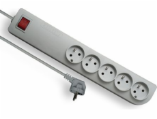 Power Strip Elgothech PSF3 Anti-Redevix 5 3 M Bílé zásuvky (PSF3-503)