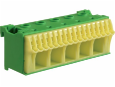 Hager Polo Self -Back Block QC 63A Green 22 Connections 33x90x34mm (KN22E)