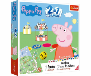 Trefl Game 2in1 čínské hadi a žebříky Peppa