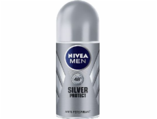 Nivea Deodorant Antiperspirant Silver Protect Roll-On Men s 50 ml