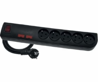 Power Strip Elgothech PSF2 Anti-Redevix 5 Sockets 3 m Bla...