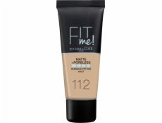 Maybelline Face Foundation Fit Me Matte & Pomoreless Foundation 112 Soft Beige 30 ml