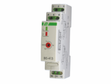 F&F Bistable Relay BIS-413i s časovým přepínačem pro DIN ON/OFF 230V 16A INRUSH160A/20MS KONTAKTY 1P SCRAMPS 1 MODUL