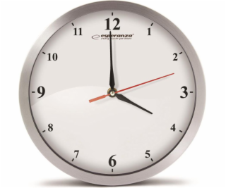 Esperanza Wall Clock Detteriot Biały (EHC009W)