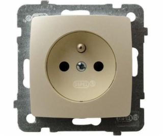 Ospel Single Karo Socket s ECRU Pearl Earting (GP-1SZ/M/42)