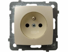 Ospel Single Karo Socket s ECRU Pearl Earting (GP-1SZ/M/42)