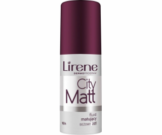 Lirene City Matt No. 207 Beige Matting a Smooth Fluid 30 ml