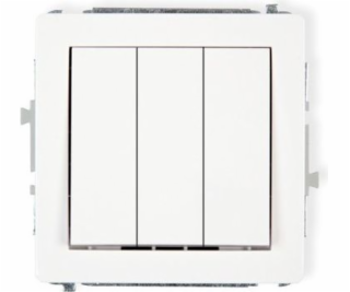 Karlik Deco Concomitant Library Triple White (DWP-7)