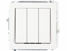 Karlik Deco Concomitant Library Triple White (DWP-7)