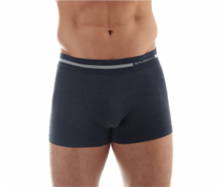 Brubeck Men s Boxers Comfort Wool Navy Blue R. S (BX10430)